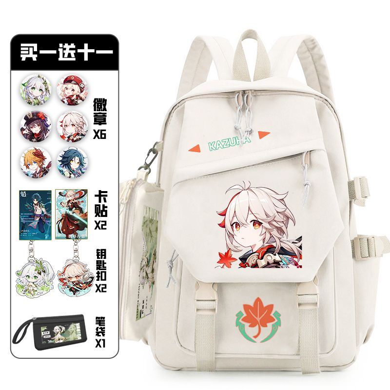 Truyện tranh Genshin Impact cặp Nahida xung quanh cặp sách trò chơi một cái gì đó lớn học sinh lớp 3 đến 6 nam và nữ ChuGaoZhong thì đau