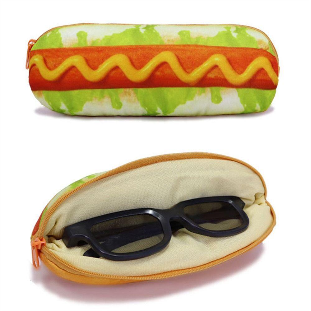 BERNARDO Túi Đựng Bút Hình Bánh Mì Lông Xù Cỡ Lớn Dễ Thương Cho Nữ