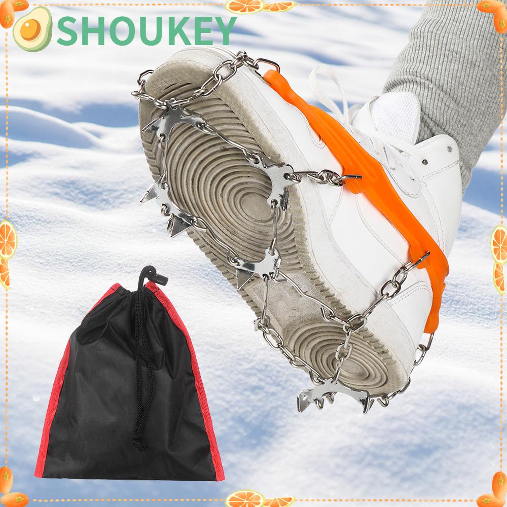 SHOUKEY Bây giờ là giày dép pikes vượt qua sự thay đổi nội bộ hành động Grippers nti-trượt bây giờ Grips grampons