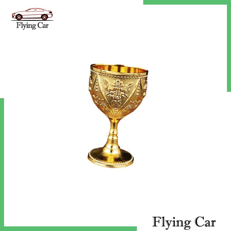 Cốc Uống Nước Mini 30ml Bằng Hợp Kim Phong Cách Châu Âu Cổ Điển