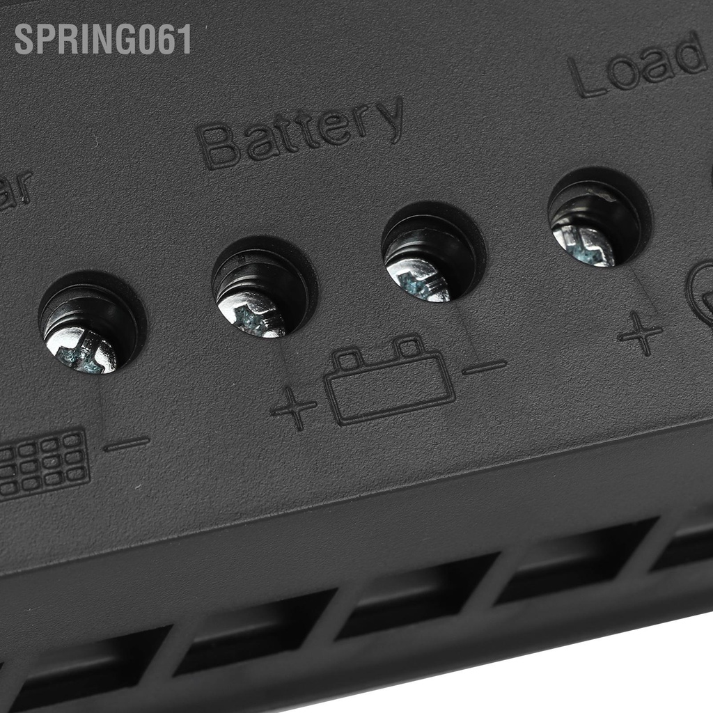 Spring061 Bộ Điều Khiển Xả Sạc Năng Lượng Mặt Trời 12V 24V 40A Màn Hình LCD Hiển Thị PWM Chỉnh Cho Công Nghiệp Gia Đình