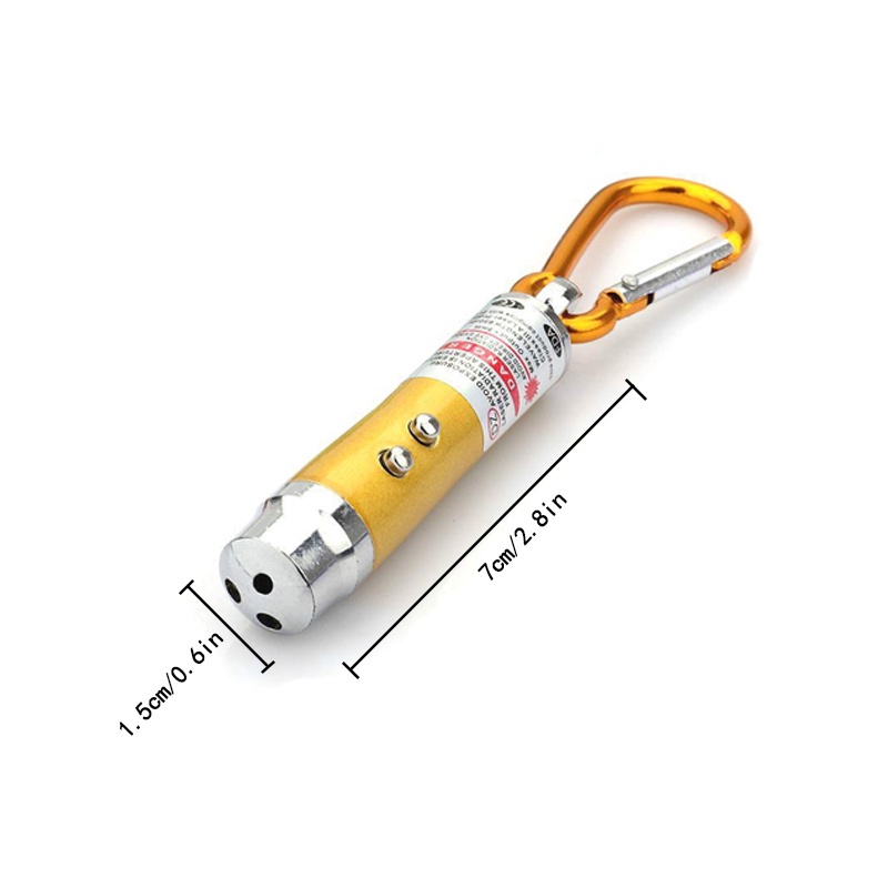 Đồ Chơi Đèn Pin laser Mini Đa Năng 3 Trong 1 Cho Thú Cưng