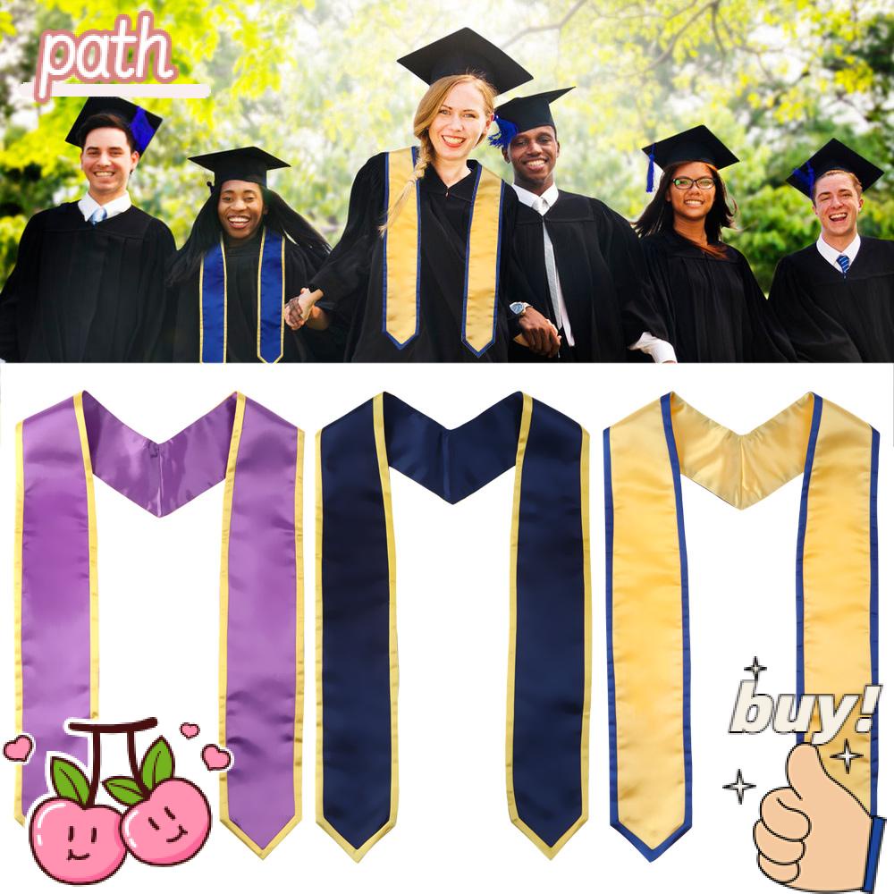 PATH Băng Đeo Chéo Màu Đen Dùng Làm Đạo Cụ Chụp Ảnh Tốt Nghiệp