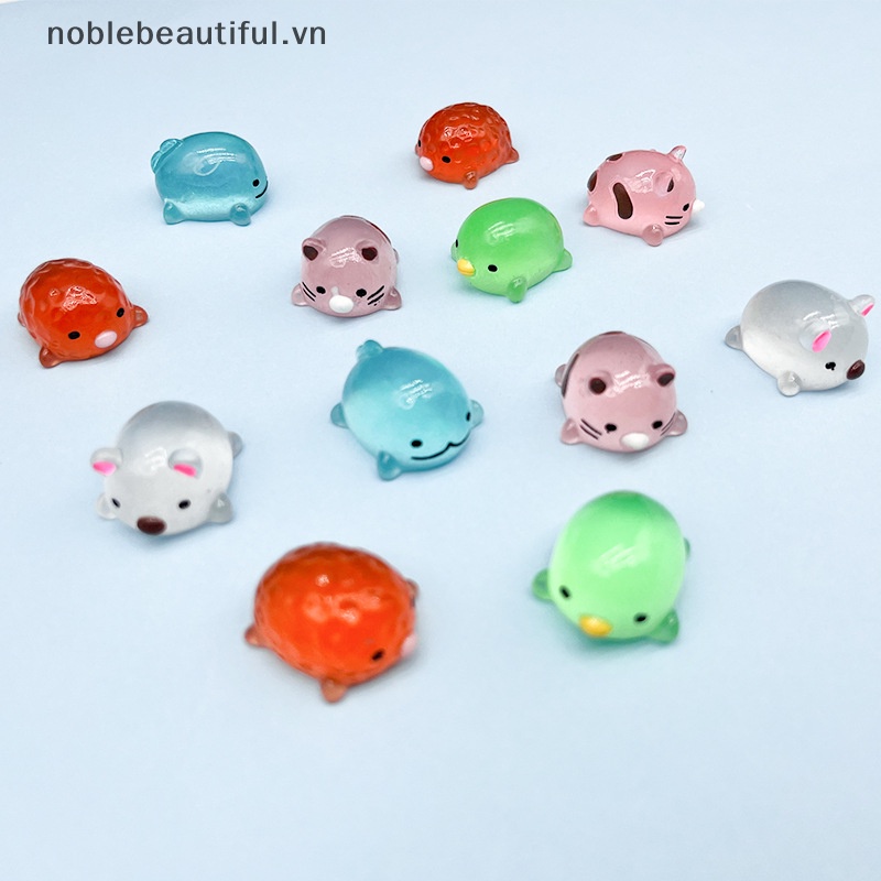 Bộ 5 Phụ Kiện Trang Trí Góc Dạ Quang Bằng Nhựa Resin DIY