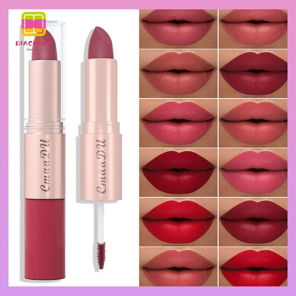 DIACHAVN Son Môi Dạng Lỏng Mềm Mượt Dưỡng Ẩm Lâu Trôi Màu Nude Quyến Rũ