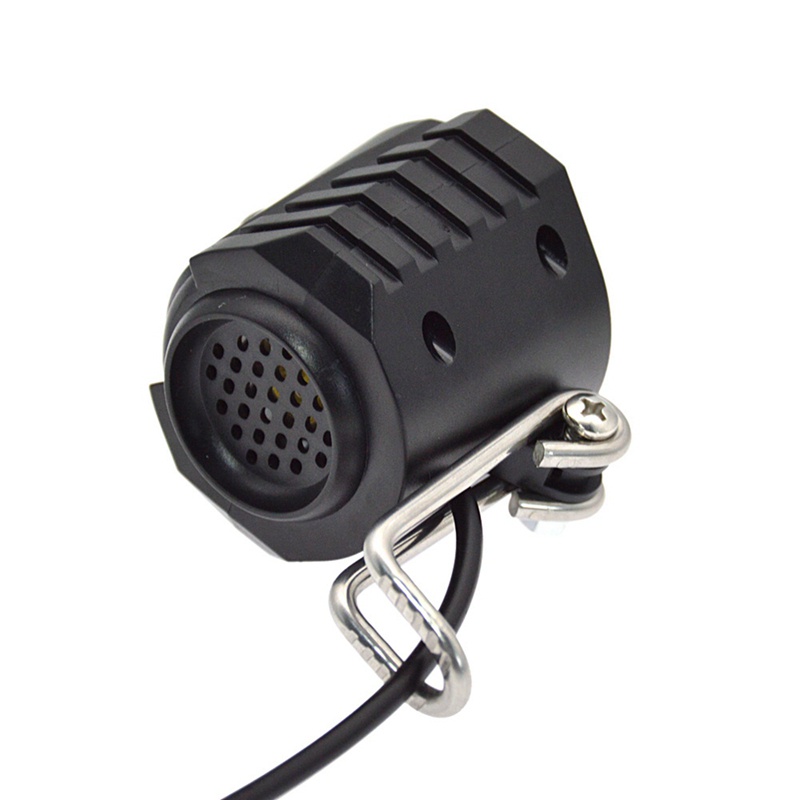 Đèn Pha E-Bike 36V-48V Chống Thấm Nước Kèm Còi Gắn Phía Trước Xe Đạp Điện