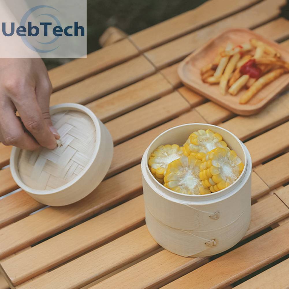 Nồi Hấp Bằng Gỗ Tre Tiện Dụng Cho Hoạt Động Ngoài Trời