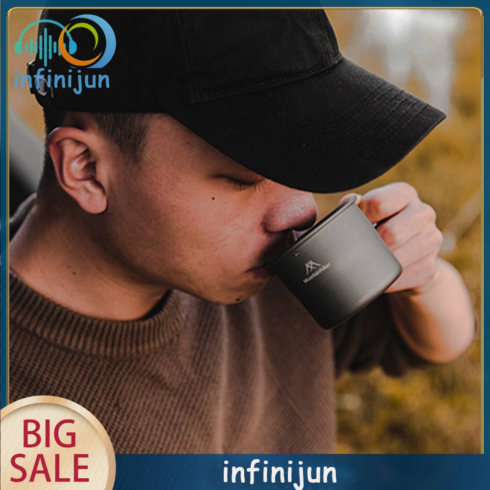 Cốc Uống Nước Có Tay Cầm Có Thể Gập Lại Tiện Dụng Mang Theo Du Lịch Cắm Trại