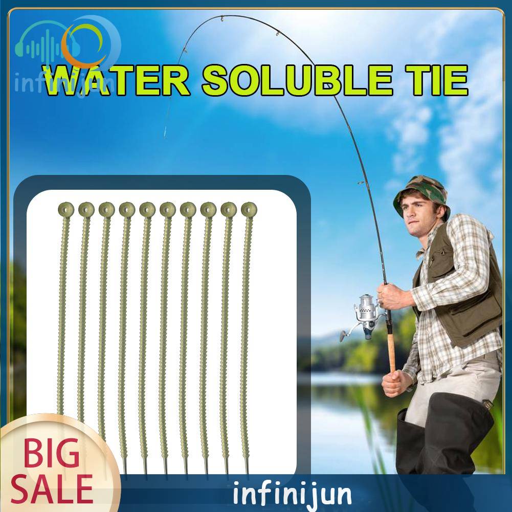 10 Dây Buộc Mồi Câu Cá PVA Tan Trong Nước