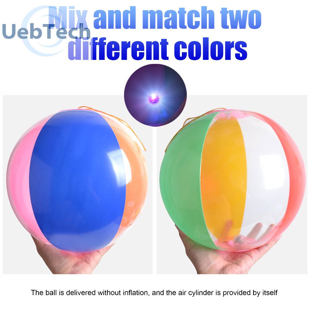 Bóng Bơm Hơi PVC Có Đèn LED 23cm Cho Bữa Tiệc