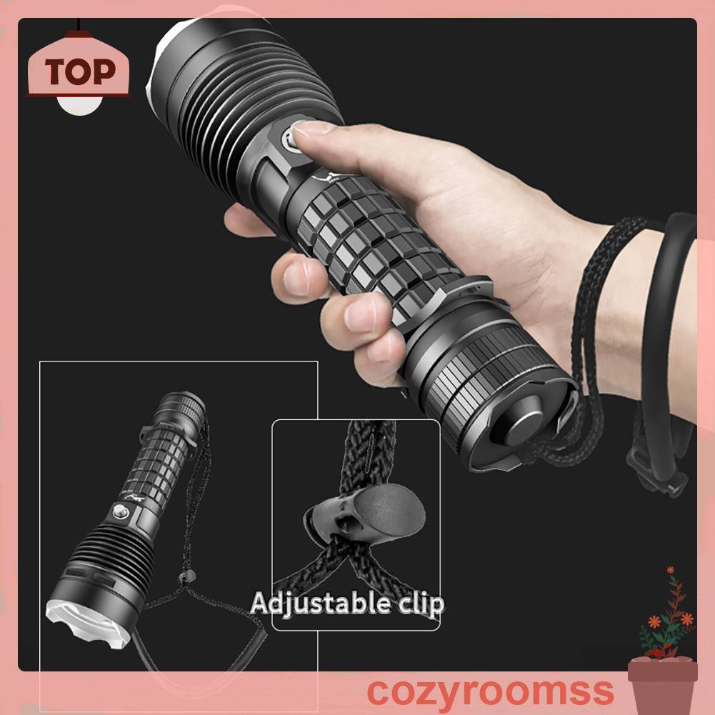 Đèn Pin LED Lặn Biển XHP70 3 Chế Độ Không Trượt Tiện Dụng