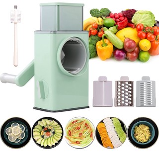 Máy thái lát rau củ đa năng kèm 6 lưỡi dao cắt - thái lát bào cắt củ quả