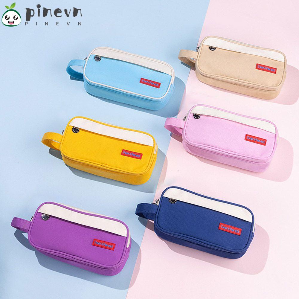 PINEVN Hộp Bút Cỡ Lớn Họa Tiết Hoạt Hình Dễ Thương Cho Học Sinh