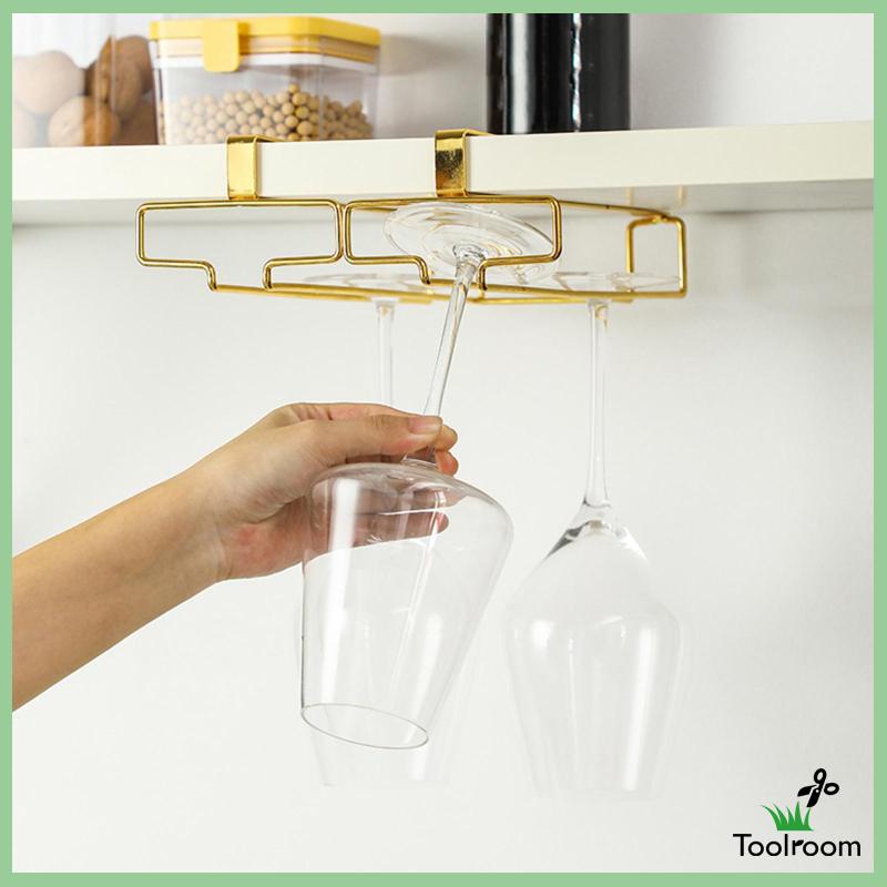 Giá Đỡ Treo Kính Mắt 2 Hàng Bằng Sắt Tiện Dụng Cho Quán Cà Phê / Bar