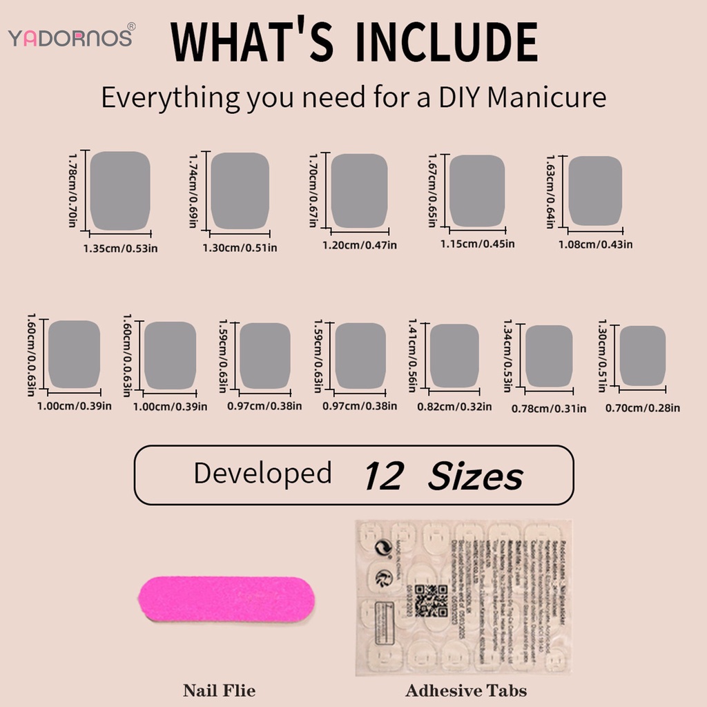 YADORNOS Móng Tay Giả Hình Mắt Mèo Lấp Lánh Cho Nữ