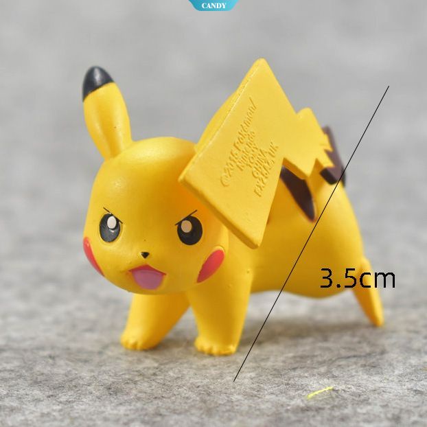 Mô Hình Đồ Chơi Nhân Vật Hoạt Hình Pokemon 3-7cm