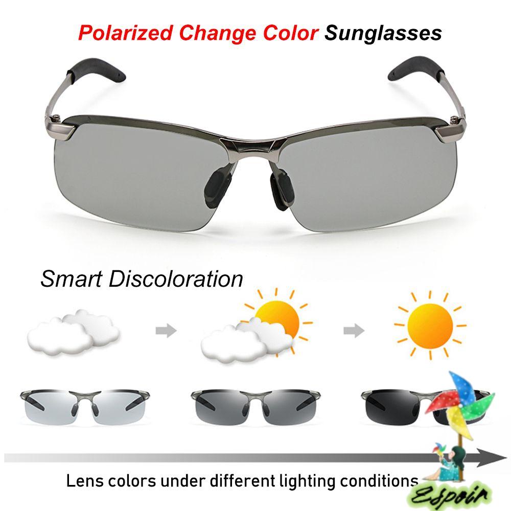 ESPO Kính Mát Phân Cực Chống Tia UV400 Phân Cực Kiểu Dáng Thể Thao Hỗ Trợ Tầm Nhìn Ban Đêm