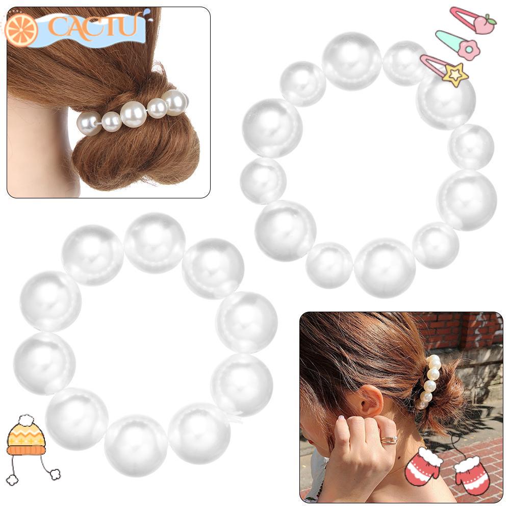 CACTU Dây Cột Tóc Phong Cách Hàn Quốc Xinh Xắn Cho Nữ