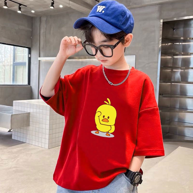 Mới Áo Thun 100% Cotton Tay Ngắn Unisex Cho Bé