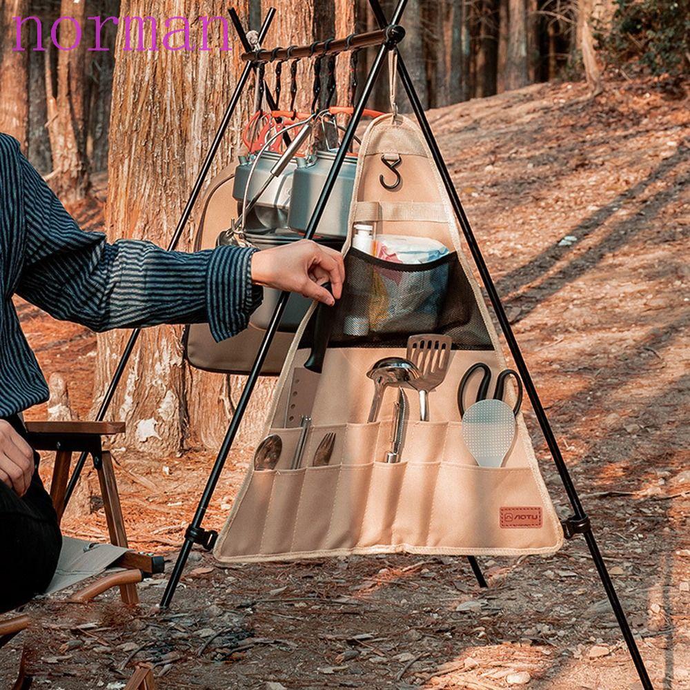 NORMAN Túi Đựng Dụng Cụ Ăn Uống Có Móc Treo Tiện Lợi