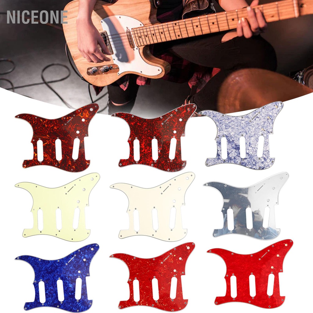 Hàng HOT NiceOneĐàn Guitar Pickguard Thay Thế Lá Nhôm Che Chắn PVC Chống Trầy Xước Đàn Guitar Tấm Bảo Vệ