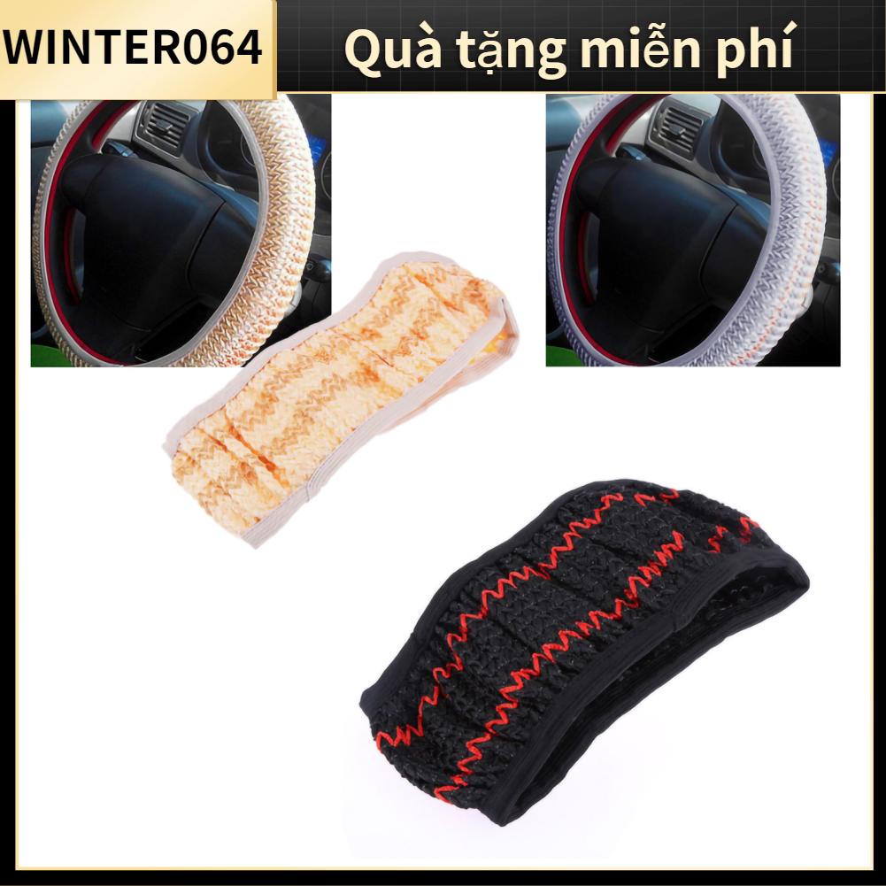 Winter064 15in Bọc Vô Lăng Ô Tô Chống Trượt Băng Lụa Đa Năng Bảo Vệ Thoải Mái Cho Nam Nữ