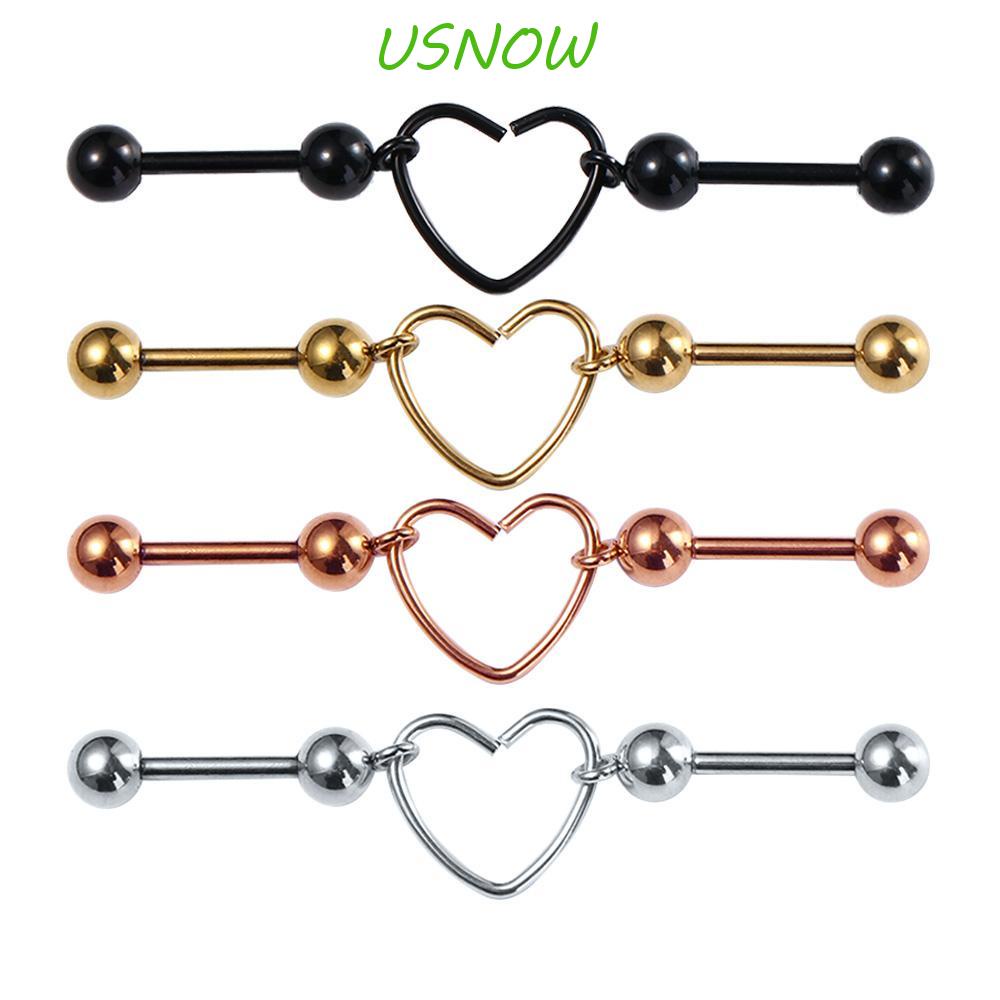 USNOW Bông Tai Thiết Kế Hình Học Phong Cách Gothic Thời Trang Sang Trọng Cho Nữ