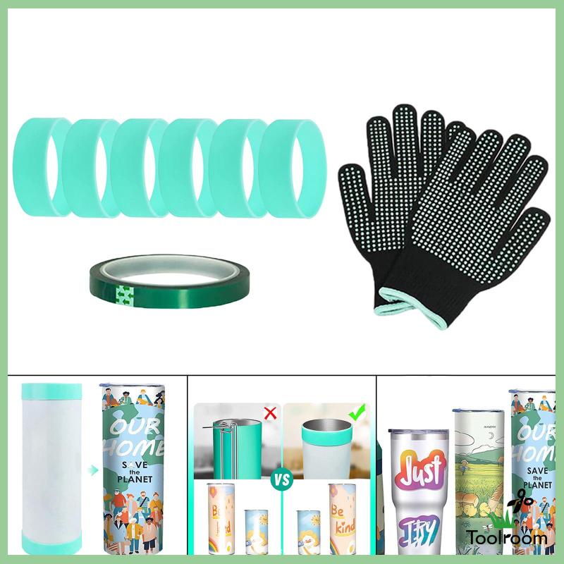 Set 6 Dây Đeo Tay Silicone Chịu Nhiệt Tiện Dụng