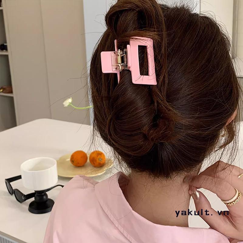 🎀 yakult 🎀Kẹp Tóc Mini Hình Vuông Dễ Thương Phong Cách Hàn Quốc Cho Nữ
