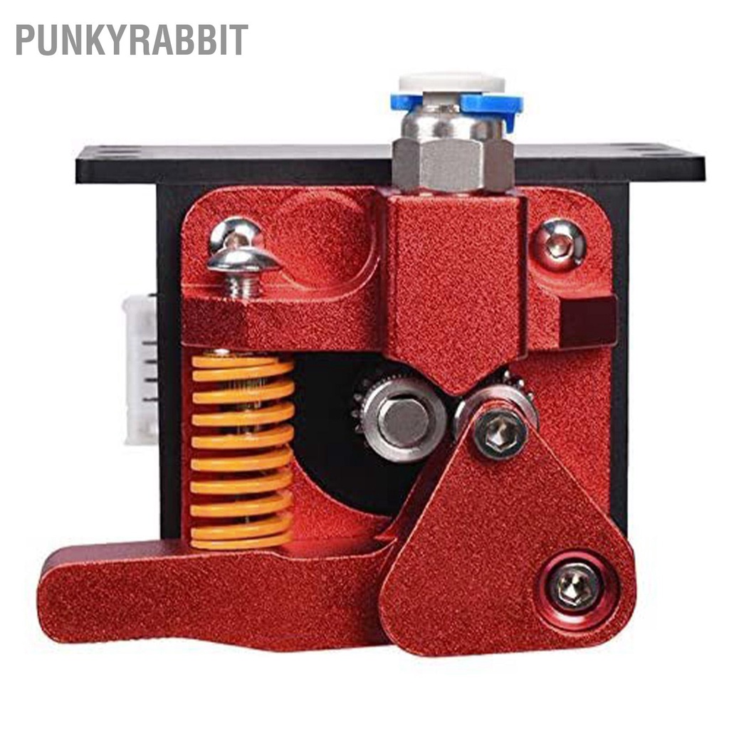 PunkyRabbit Máy đùn bánh răng trượt đôi in 3D kim loại chống mài mòn màu đỏ trình điều khiển kép để nâng cấp