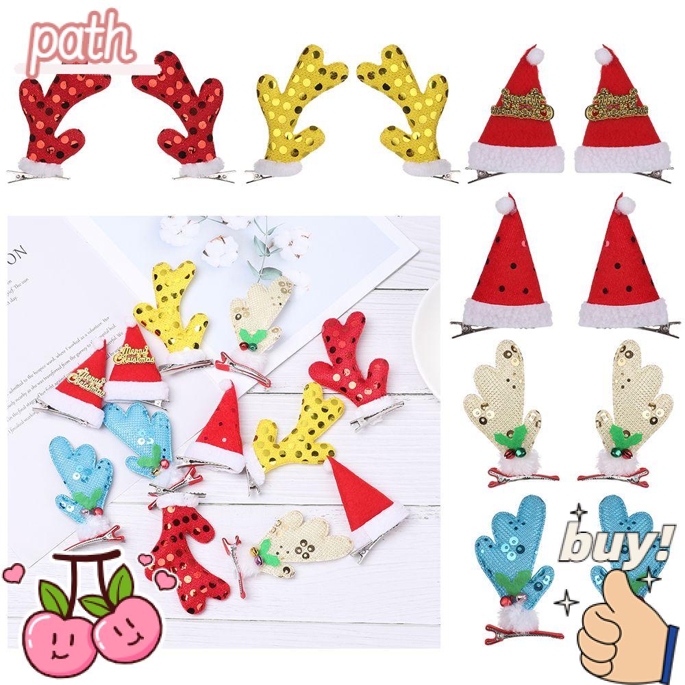 PATH Set 2 Kẹp Tóc Phong Cách Giáng Sinh Đáng Yêu