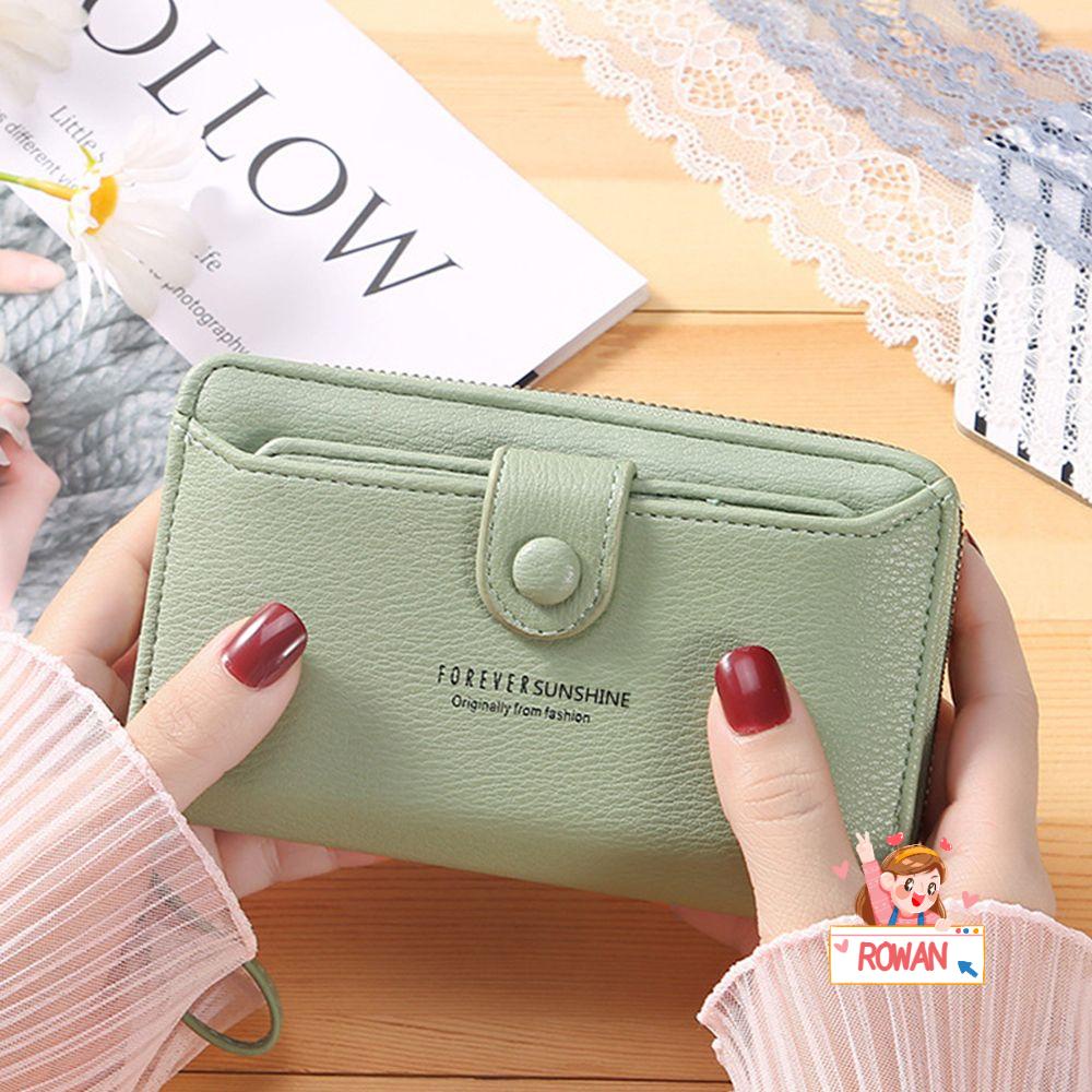 ROWANS Ví Da Dài Đựng Điện Thoại Cho Nữ Giá Đỡ