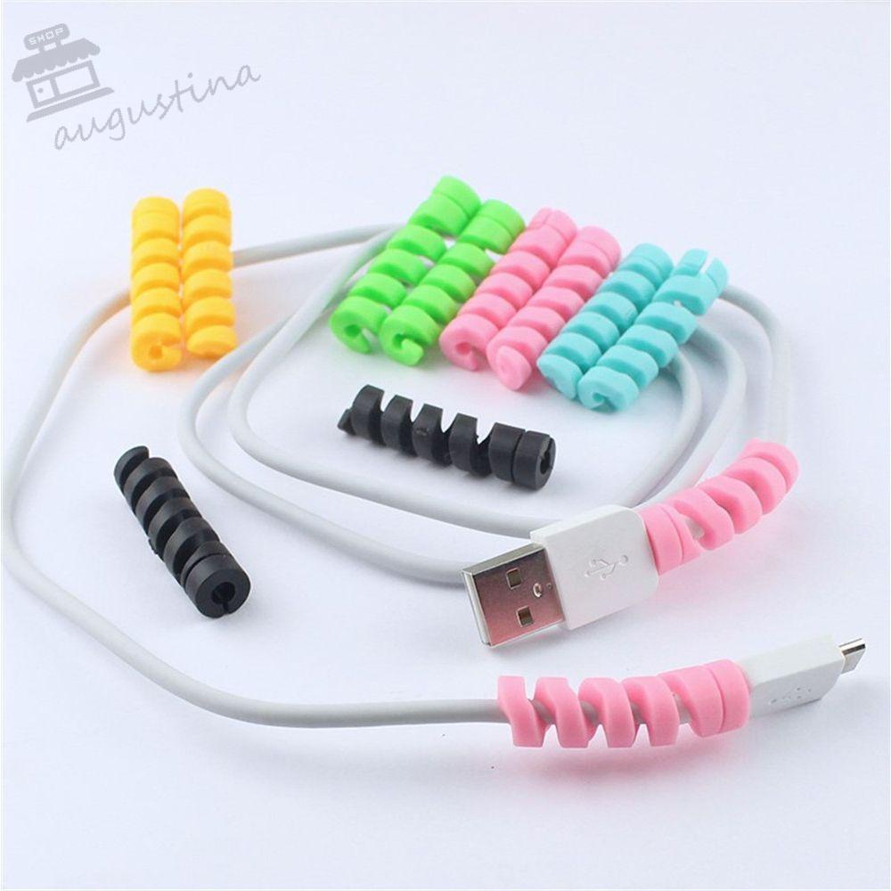 AUGUSTINA Bộ Dụng Cụ Quấn Bảo Vệ Dây Cáp Papeleria