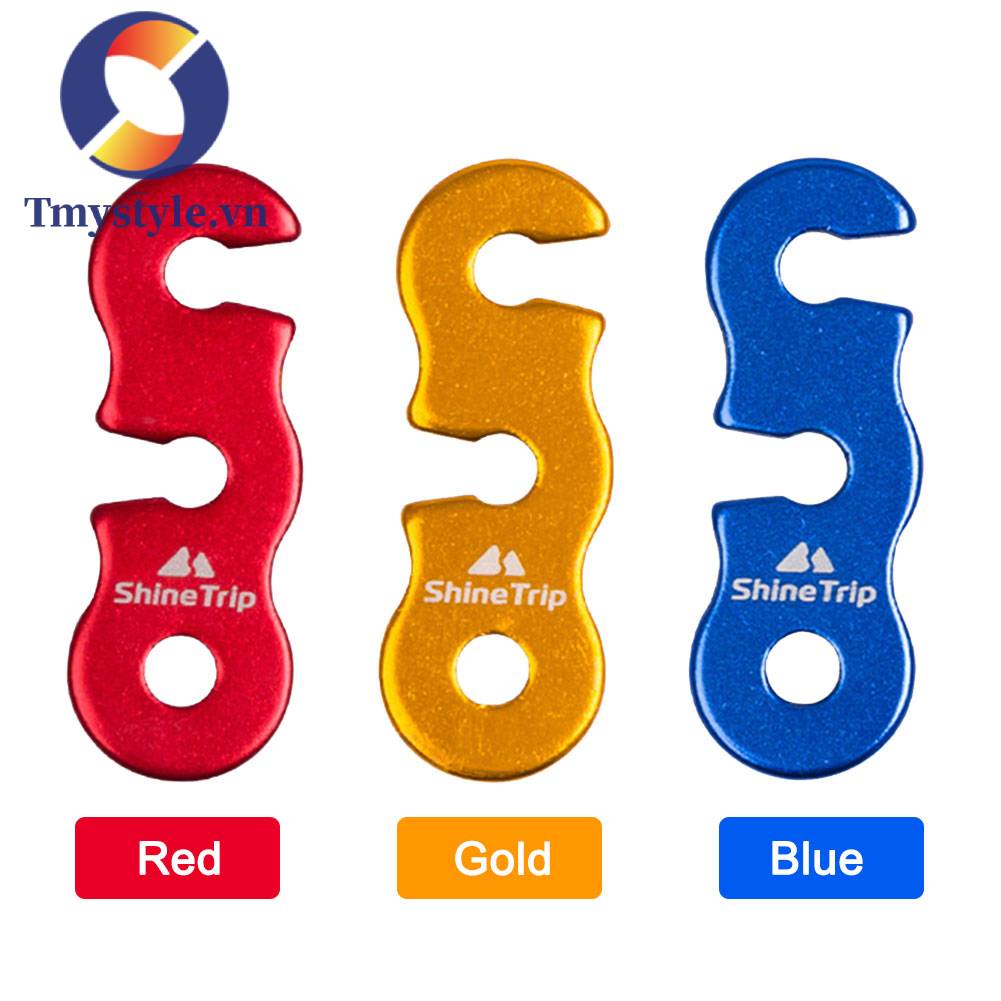 Bộ 10 Móc Khóa Dây Lều Cắm Trại Hình Chữ S