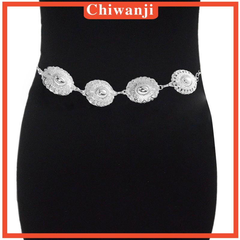 Dây Xích Đeo Thắt Lưng Bằng Kim Loại Hình Oval Có Thể Điều Chỉnh Thoải Mái