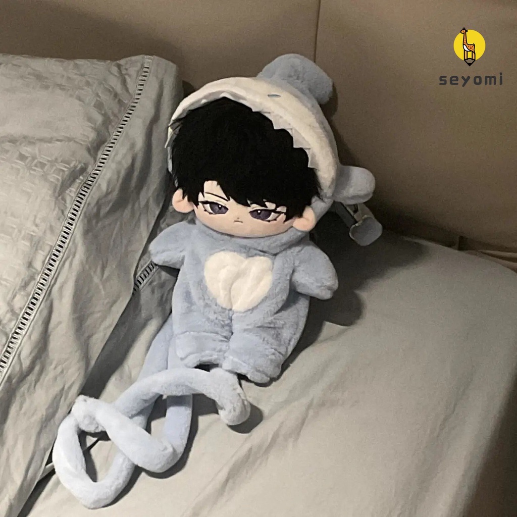 Cá Mập Nhồi Bông 20cm Dễ Thương Dành Cho Búp Bê