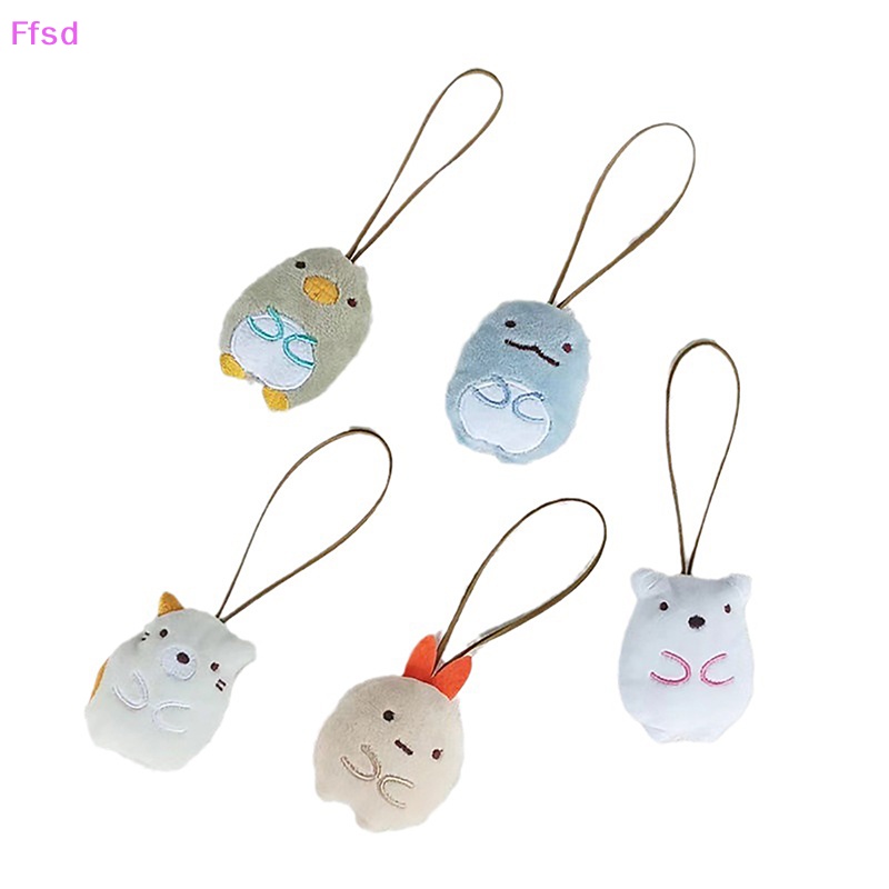 {Ffsd} Móc Chìa Khóa Hình Thú Nhồi Bông Mềm Mại Đáng Yêu Gắn Ba Lô Túi Xách Cho Bé Gái * Bán Chạy