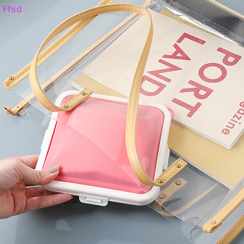 {Ffsd} Hộp Đựng Thức Ăn Trưa Di Động Bằng Silicone Tái Sử Dụng Được Thân Thiện Với Môi Trường