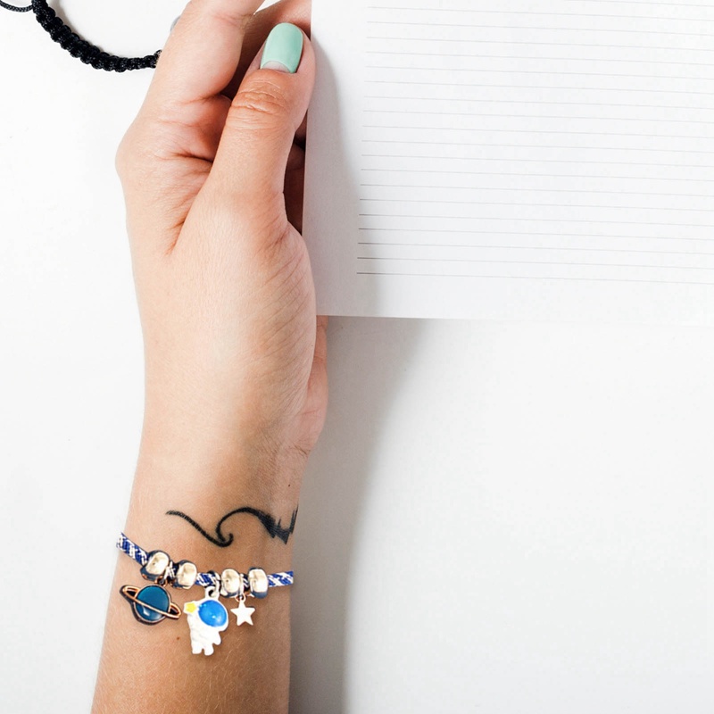 Ygt Set 2 Vòng Tay Phi Hành Gia Nhiều Lớp Có Thể Điều Chỉnh Kích Thước