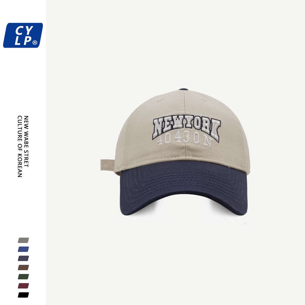 Mũ Lưỡi Trai Thêu Chữ Phong Cách Đường Phố Hàn Quốc Cá Tính Cho Nam Nữ