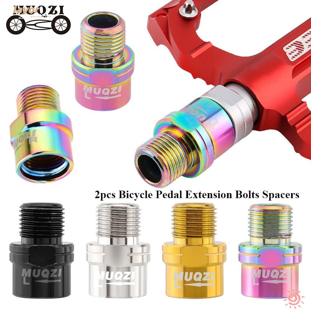 LAY Bộ 2 Miếng Đệm Nối Dài Trục Khuỷu Mới Cho Bàn Đạp Xe Đạp