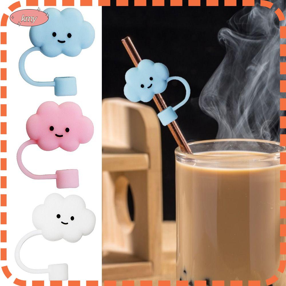 KRNY Nắp Đậy Ống Hút Bằng Silicone Màu Trơn