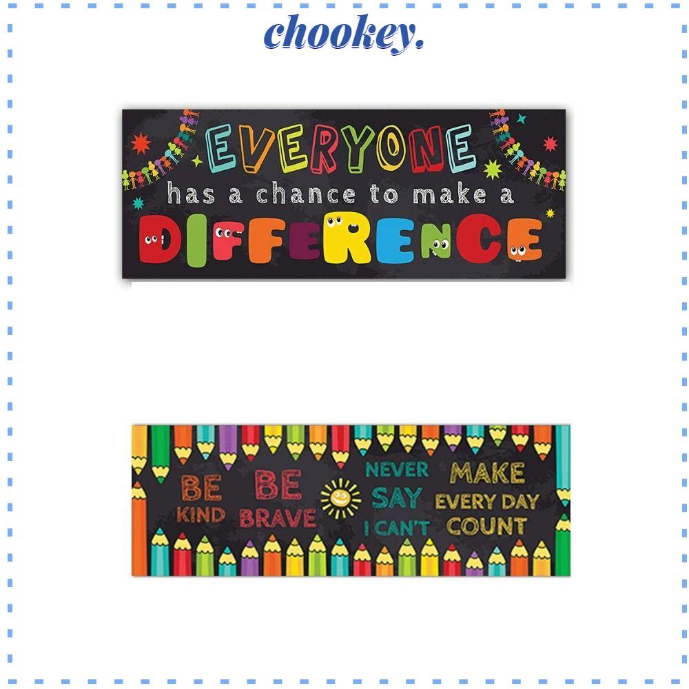 CHOOKEY Bảng Treo Tường In Chữ Motivation Growth Mindset Truyền Cảm Hứng Dùng Trang Trí Lớp Học