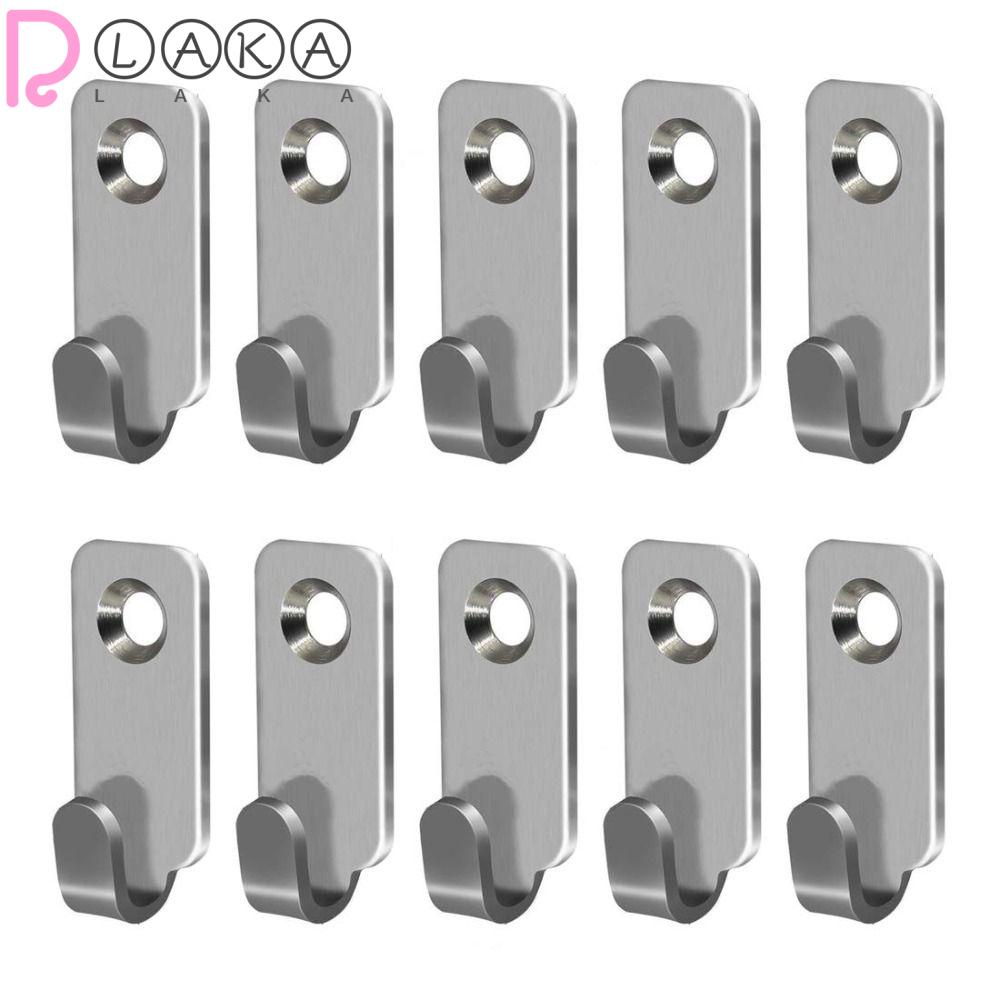 LAKAMIER Set 10 Đinh Treo Tranh Ảnh Bằng Thép Không Gỉ 304 Kèm Ốc Vít Chịu Được Sức Nặng