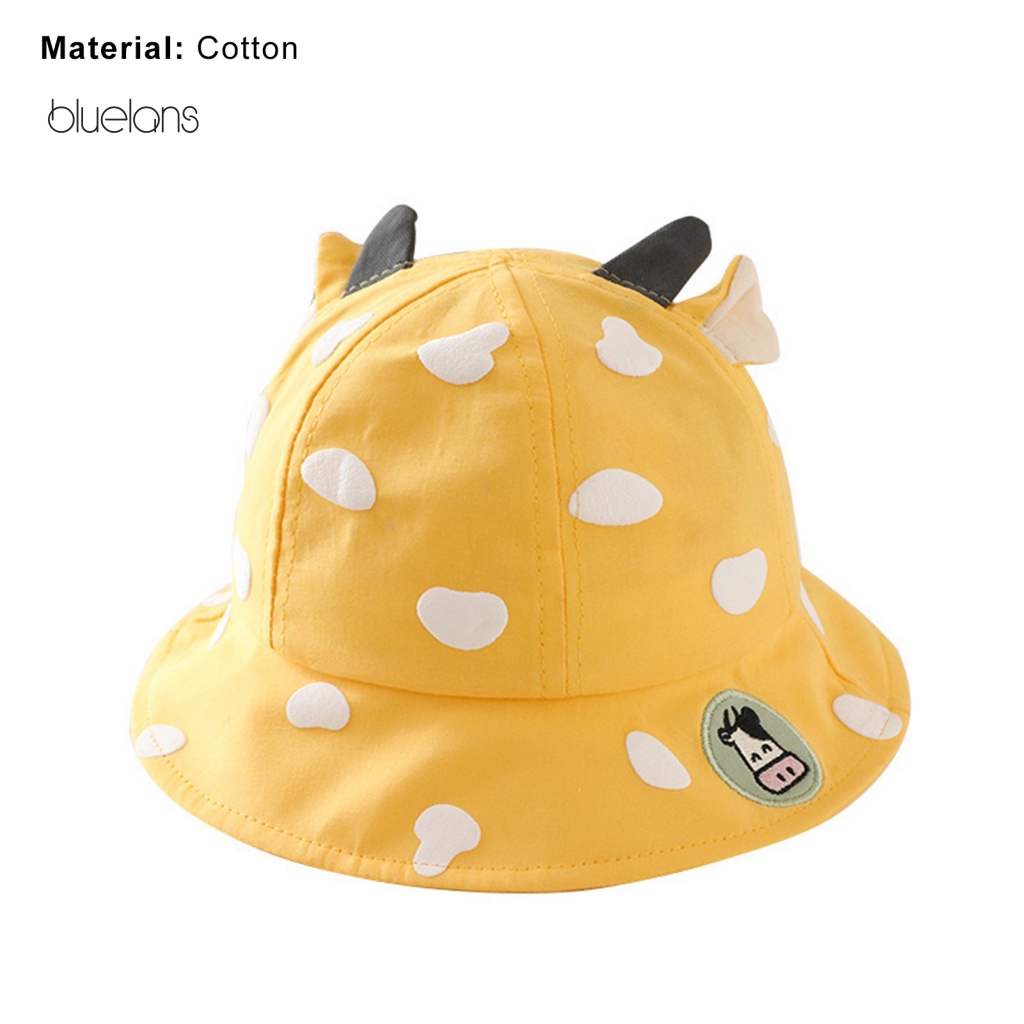 Mũ Bucket Chống Nắng In Họa Tiết Hoạt Hình Thân Thiện Với Làn Da Thời Trang Mùa Hè Cho Bé