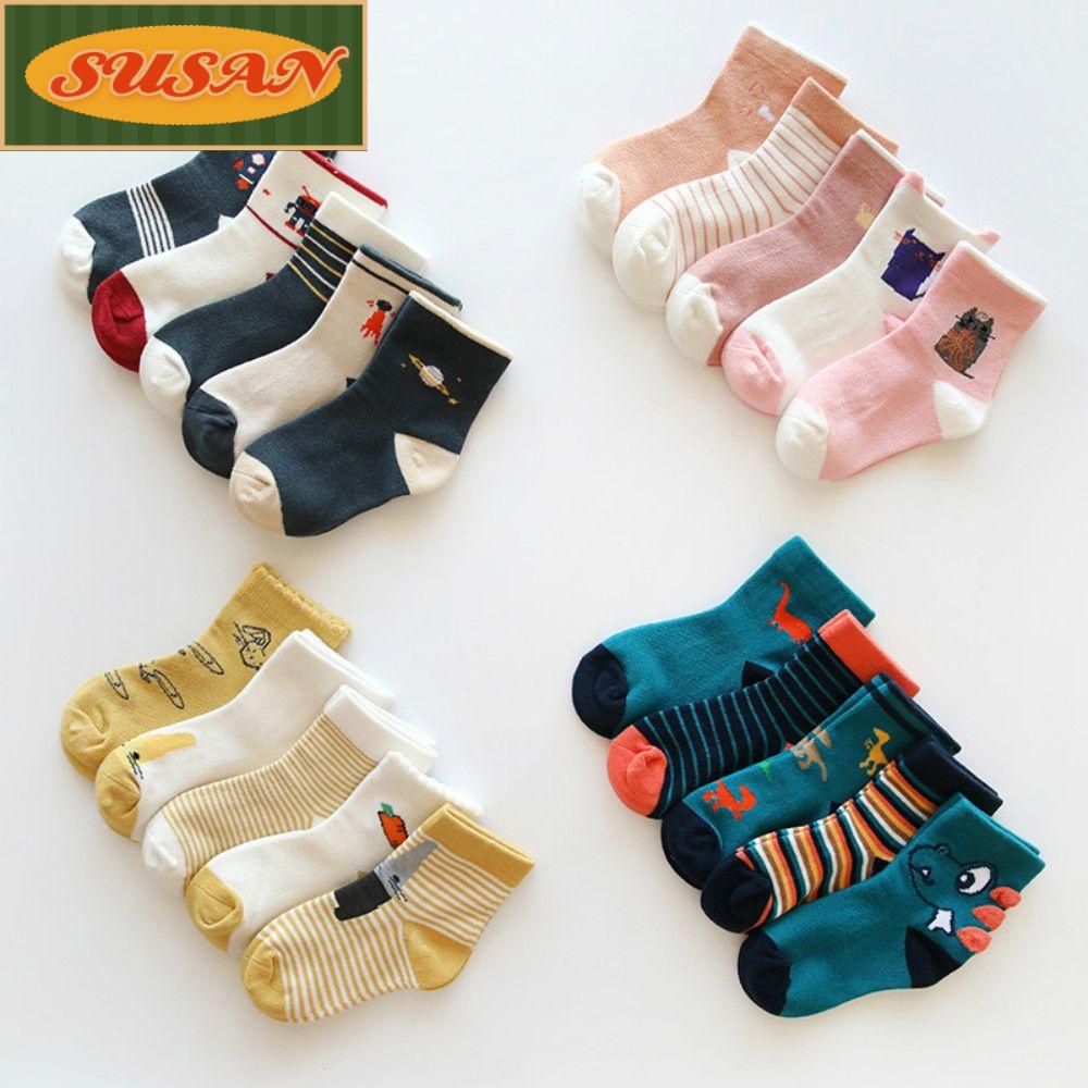 SUSANS Tất Cotton Thời Trang Mùa Thu Xinh Xắn Dành Cho Bé