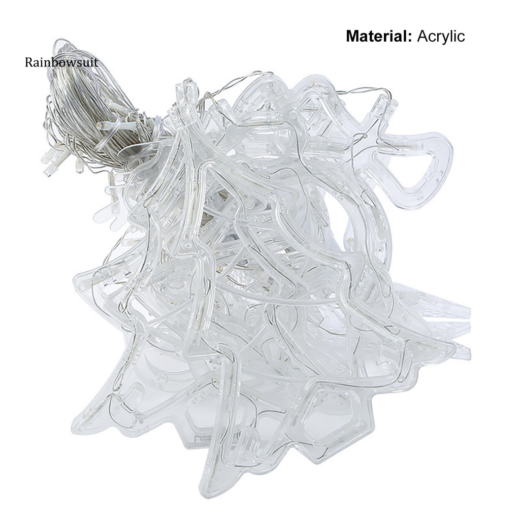 Rèm Cửa Chống Thấm Nước Có Đèn Hình Tuần Lộc Lãng Mạn Trang Trí Giáng Sinh