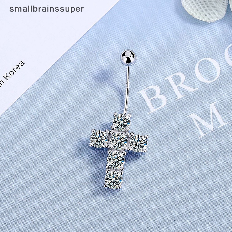 Khuyên Rốn Mặt Chữ Thập Đính Đá Quyến Rũ Thời Trang Cho Nữ SBS