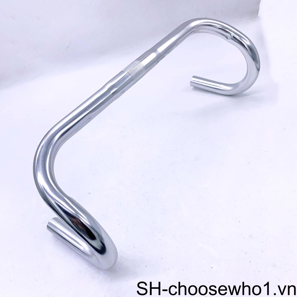 Phụ Kiện Cố Định Tay Lái Xe Đạp 25 4mm 420mm Bằng Hợp Kim Nhôm Màu Bạc