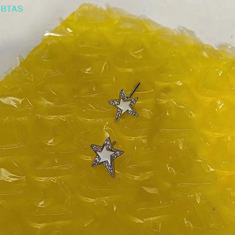 Bông Tai Hợp Kim Hình Ngôi Sao Đính Đá Zircon Thời Trang Cho Nữ
